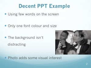 Decent PowerPoint slide